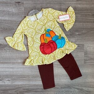 NEW Emily Rose baby girls 2 piece fall Thanksgiving set